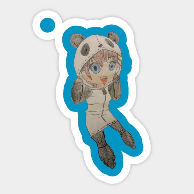 Chibi Panda Sticker by CBCHIBI